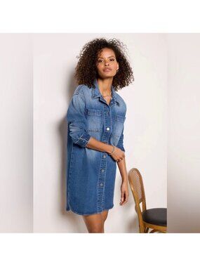 white christmas dresses Vera Dress Denim Xs main image 0